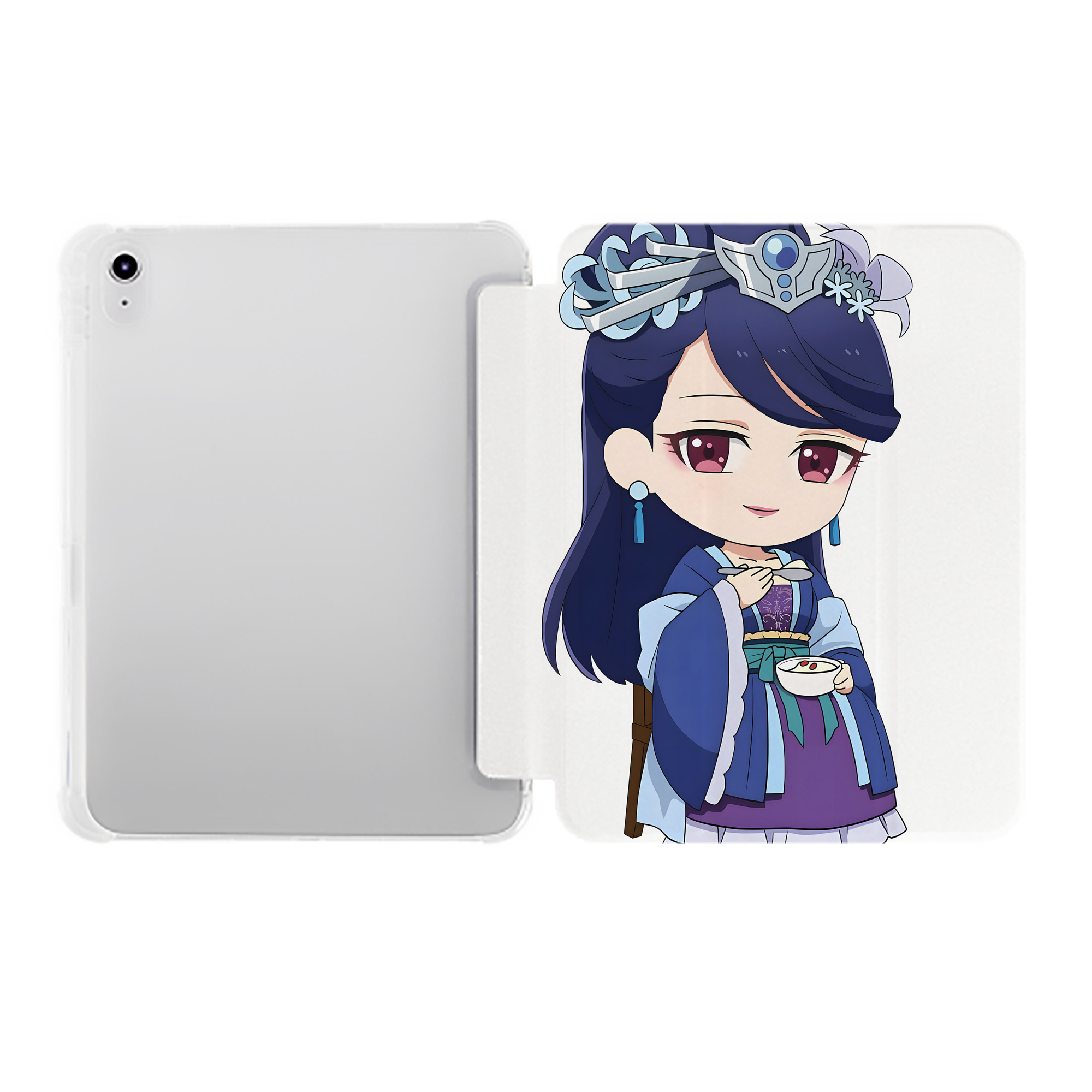 （画像用） 薬屋のひとりごと The Apothecary Diaries IPad ケース ペン収納付き 三つ折りスタンド PUレザー×シリコン 対応機種9.5/10.5/10.9インチ